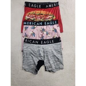 EUC Men's  FLEX  Boxers Briefs  Lot 3 American Eagle 32-34 Medium